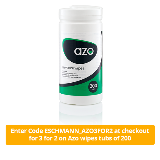 Azo Alcohol Free Cleaning & Disinfectant Wipes Tub (200 wipes)