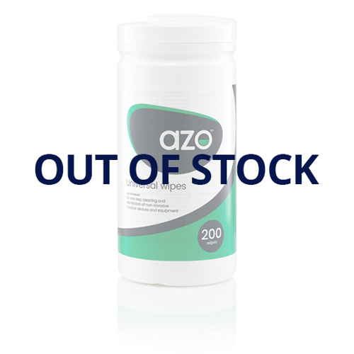 Azo Alcohol Free Cleaning & Disinfectant Wipes Tub (200 wipes)